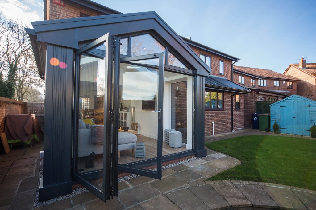 bifold door conservatory reading