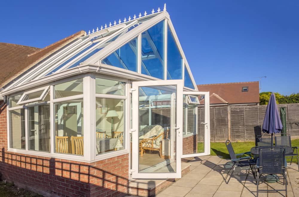 glass box to garden room